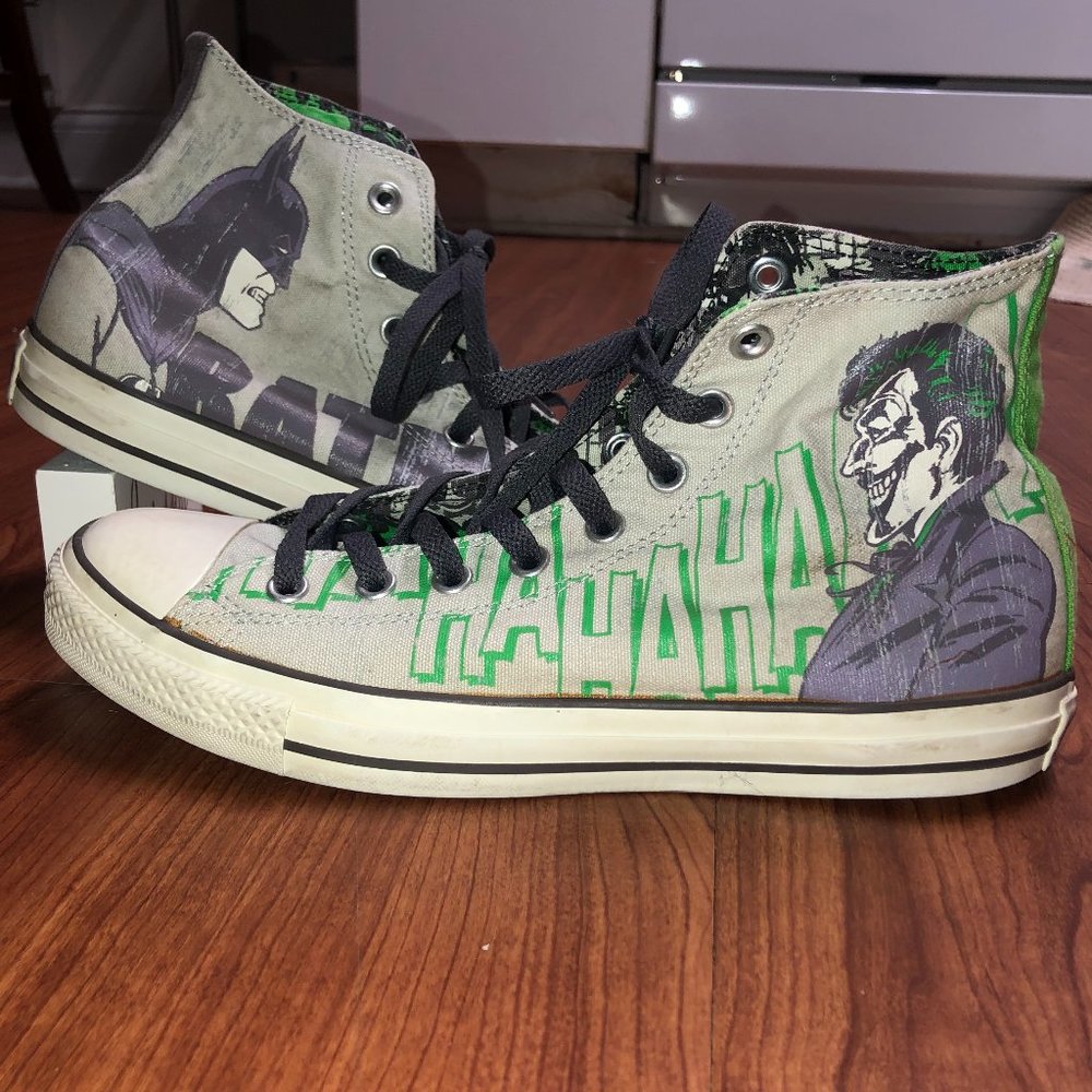 DC Comics Batman & Joker Converse Sneakers